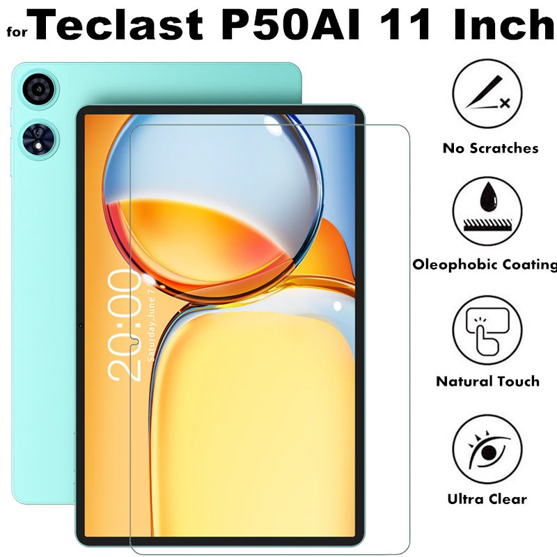 for Teclast P50AI 11 Inch 2024 Tablet Tempered Glass Scratch Resistant Screen Protector for Teclast 