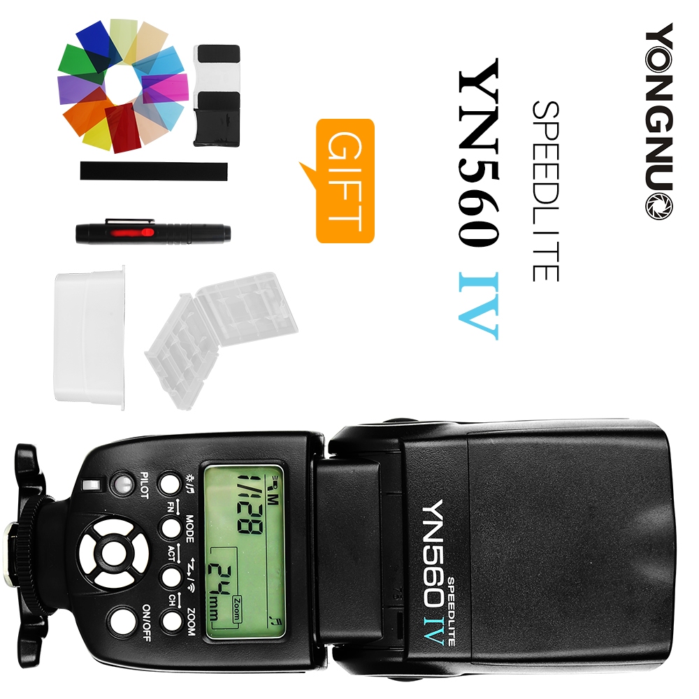 Yongnuo YN560IV Speedlite 2.4G วิทยุไร้สาย Master Slave แฟลช YN560 IV สําหรับกล้อง DSLR