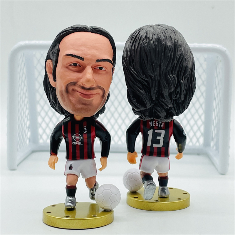 Soccerwe ตุ๊กตาฟุตบอล Milan Player Nesta Figurines Collections ของขวัญปี 2003