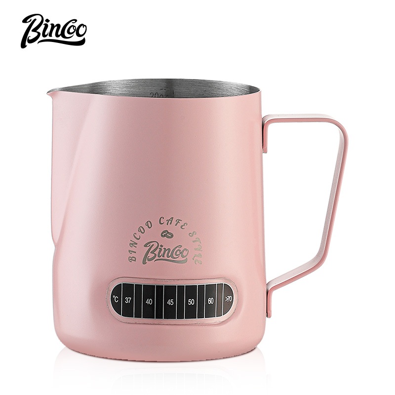 Bincoo Coffee แก้วทําฟองนม ชุดอุ่นนมและถ้วยทําฟองนม 400/600ML