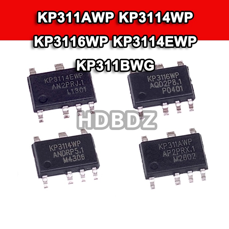 5pcs KP311AWP KP3114WP KP3116WP KP3114EWP KP311BWG ASOP-7 สวิทช์ควบคุมชิป IC SMD