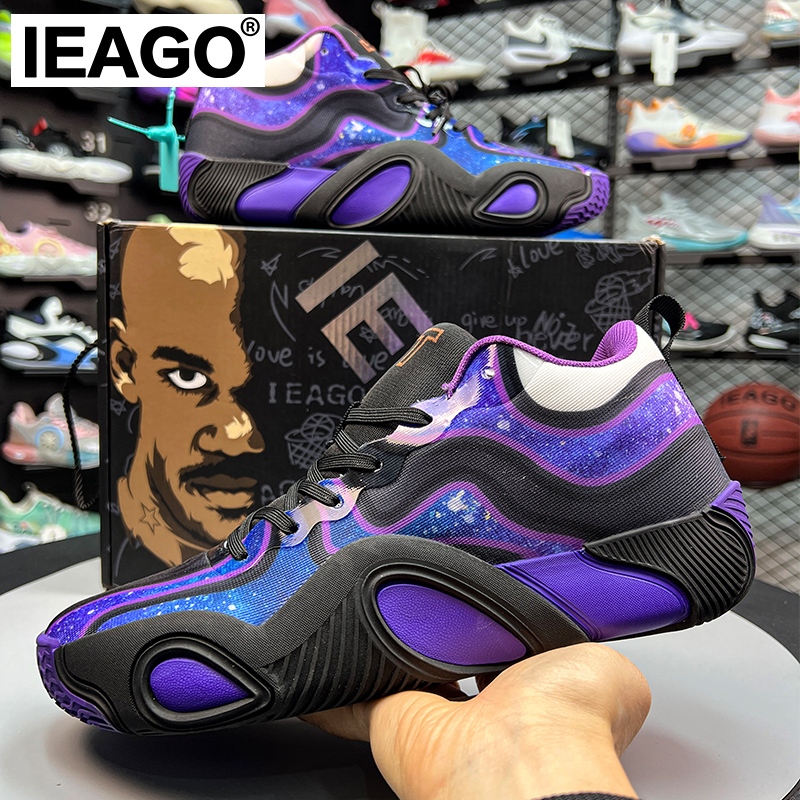 IEAGO Jason Tatum 3 JT3 Mens Spike รองเท้าบาสเก็ตบอลรองเท้าผ้าใบ Anti slip กีฬารองเท้า