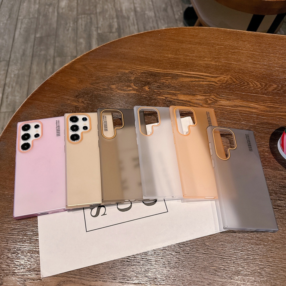 Matte กันกระแทกสําหรับ Samsung Galaxy Note 20 S21 S22 S23 S24 S25 Plus Ultra Case Ultra Thin Slim Cover