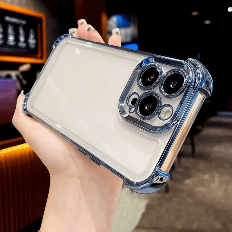 เคส for Samsung Galaxy S25 S24 Ultra 5G S23 FE S22 S21 Plus S20 S25+ S24+ S23+ S22+ S21+ S20+ Note 20 4G 10+ High Quality New Color Electroplated Four-corner Anti-drop Transparent Soft Mobile Phone Case JD 01