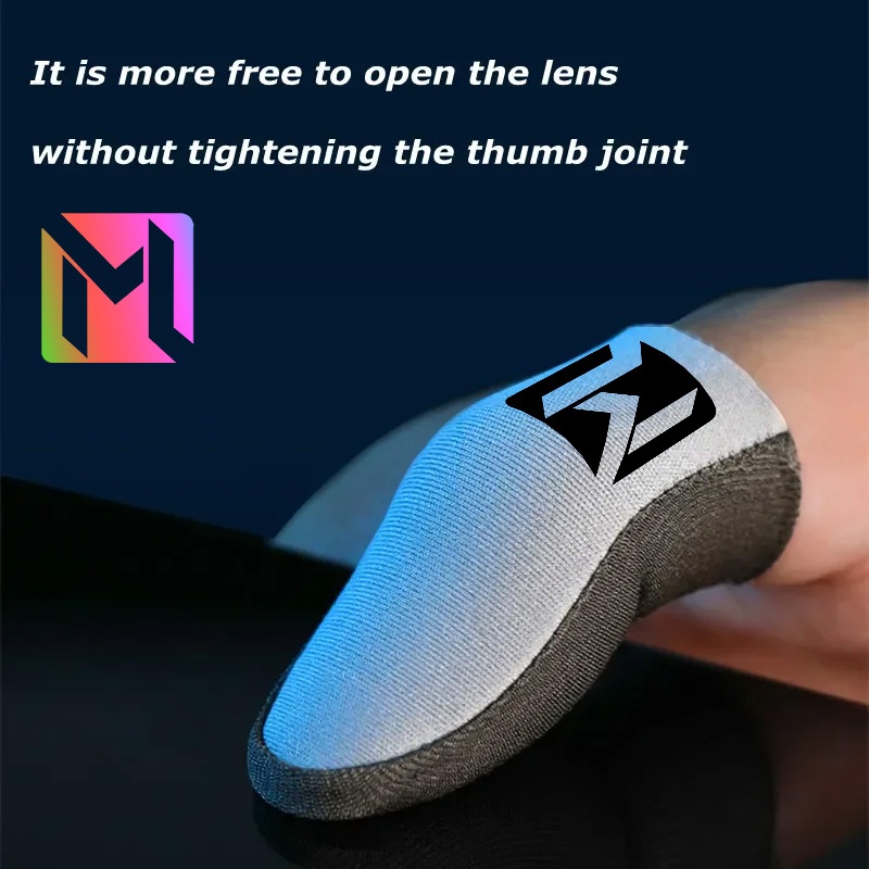 Bluewow [MLBB] ถุงมือกันเหงื่อสําหรับเล่นเกมปลอกนิ้วมือถือตัวควบคุมเกมหน้าจอสัมผัสสําหรับเกมมือถือ PUBG