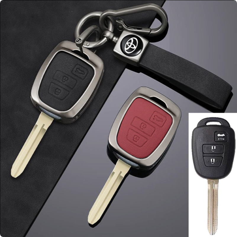 เคสกุญแจรถยนต์ Toyota Yaris Vios Ativ Commuter พวงกุญแจรถยนต์อัจฉริยะ Toyota เคสกุญแจ Toyota Yaris A