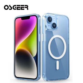 OSGEER สําหรับ iPhone 17 Air 11 12 13 14 15 16 16e Pro Max Plus Clear Case Magnetic Military Grade Drop Protection ฝาครอบโทรศัพท์มือถือ - ทนทานกันกระแทกเคสบาง