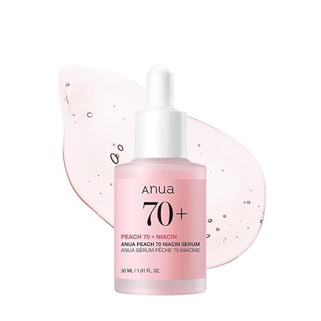 Anua Peach 70 Niacinamide serum 30ml / เซรั่มบํารุงผิวหน้ากระจ่างใส/สวยสะอาดหมดจด (1.01 fl. ออนซ์)
