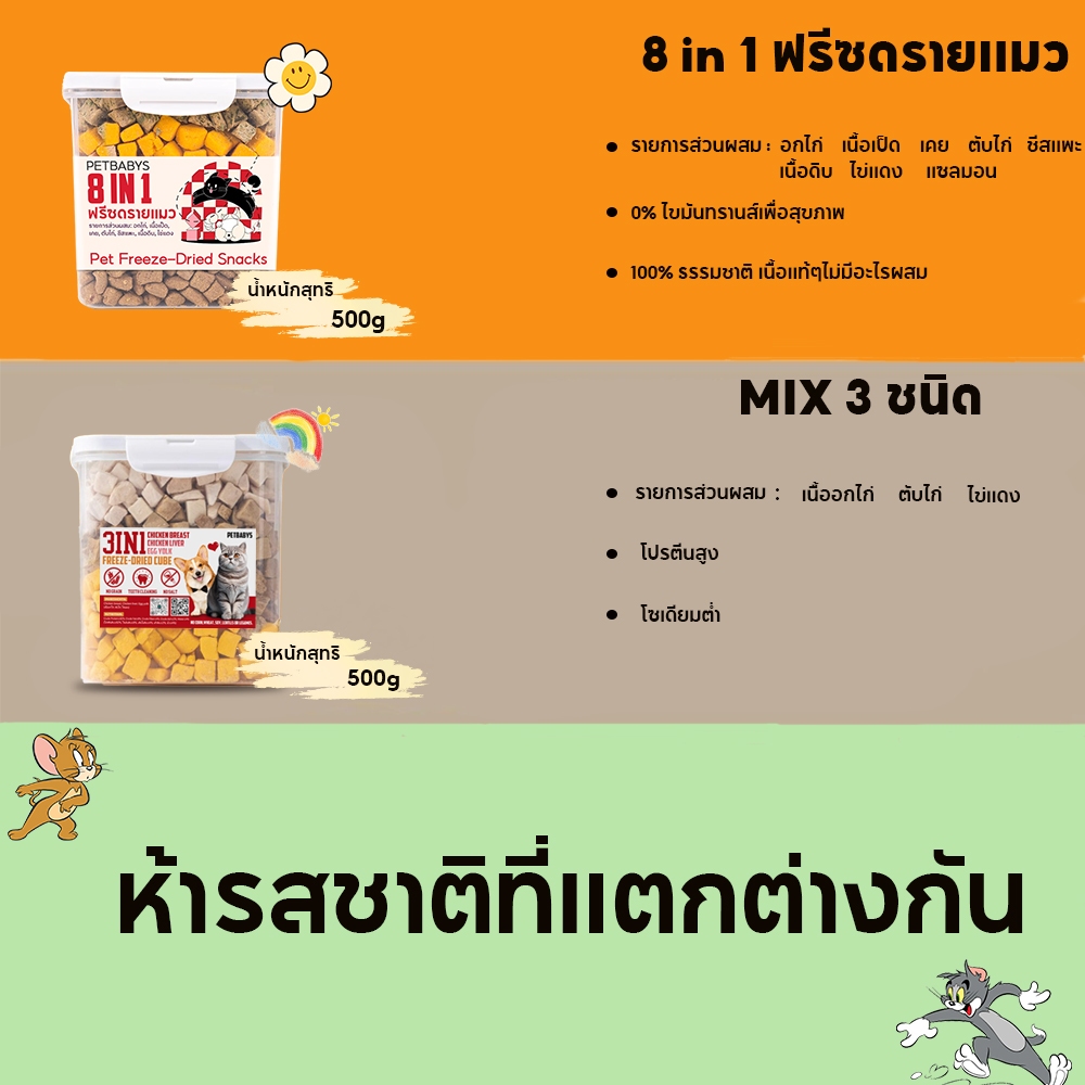 ขนมแมว 100%ฟู้ดเกรด ฟรีซดรายแมว ขนมฟรีซดราย ไก่ฟรีซดราย ขนมโปรตีน ไม่มีสารปรุงแต่งหรือเจือปนทั้งสิ้น - รูปที่ 2
