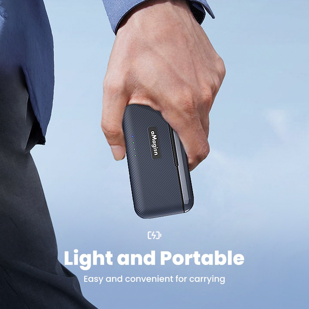 【ร้านไทย】Amagisn for DJI Osmo 360/Action 6/5 Pro/4/3 Portable Fast Charge Box with 1770mah battery สามารถชาร์จแบตเตอรี่ได้พร้อมกัน 3 ก้อน ราคา ถูกที่สุด ดีลบีเคเค แกลเลอรีภาพที่ 8