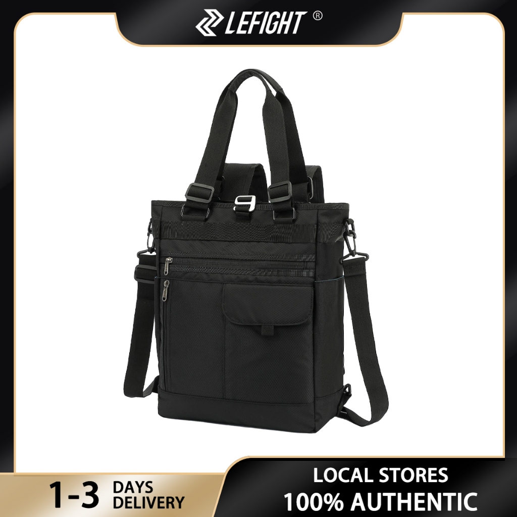 LEFIGHT Cool กระเป๋าเอกสารธุรกิจอเนกประสงค์ กระเป๋าแล็ปท็อป พร้อมสายยาวฟรีสําหรับผู้ชาย