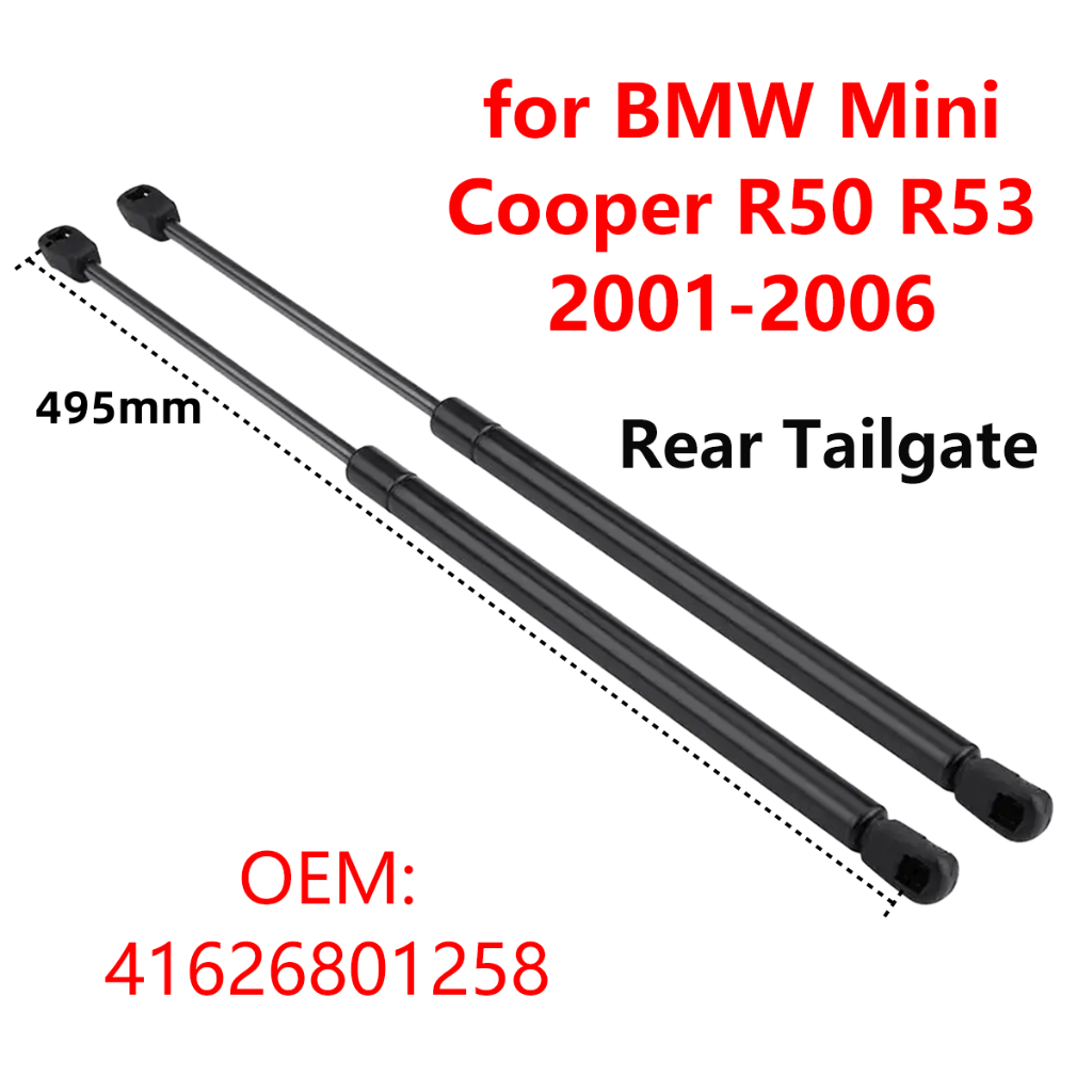 1 ชิ้น/2 ชิ้นรถด้านหลัง Tailgate Boot แก๊ส Strut Damper Shocks Lift สนับสนุน Rod บาร์ 41626801258 สําหรับ BMW Mini Cooper R50 R53 2001-2006