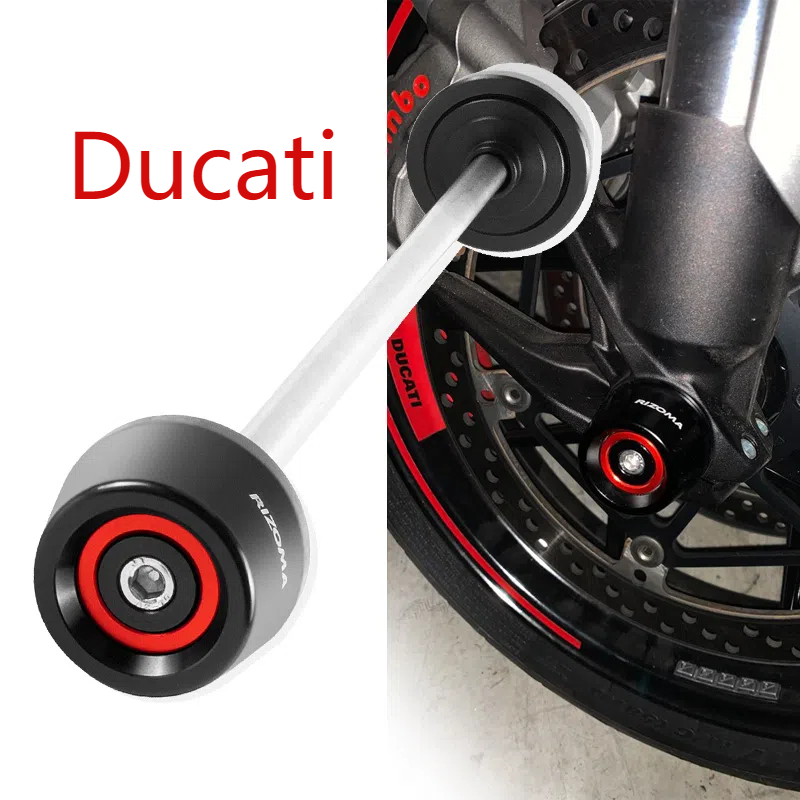 สําหรับ Ducati Diavel1200 Diavel1260 X-Diavel รถจักรยานยนต์เพลาหน้า Slider ป้องกันล้อ