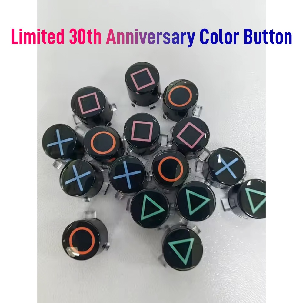 จํากัด 30th Anniversary ปุ่มสีสําหรับ PS5 Controller Shell Cover Playstation 5 กรณีสําหรับ BDM-010/020/030/040/050 - รูปที่ 5