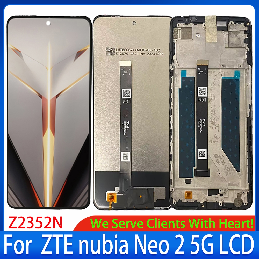 6.72 "IPS LCD สําหรับ ZTE nubia Neo 2 5G จอแสดงผล LCD Touch Screen Digitizer Assembly สําหรับ ZTE nubia Neo2 จอแสดงผล