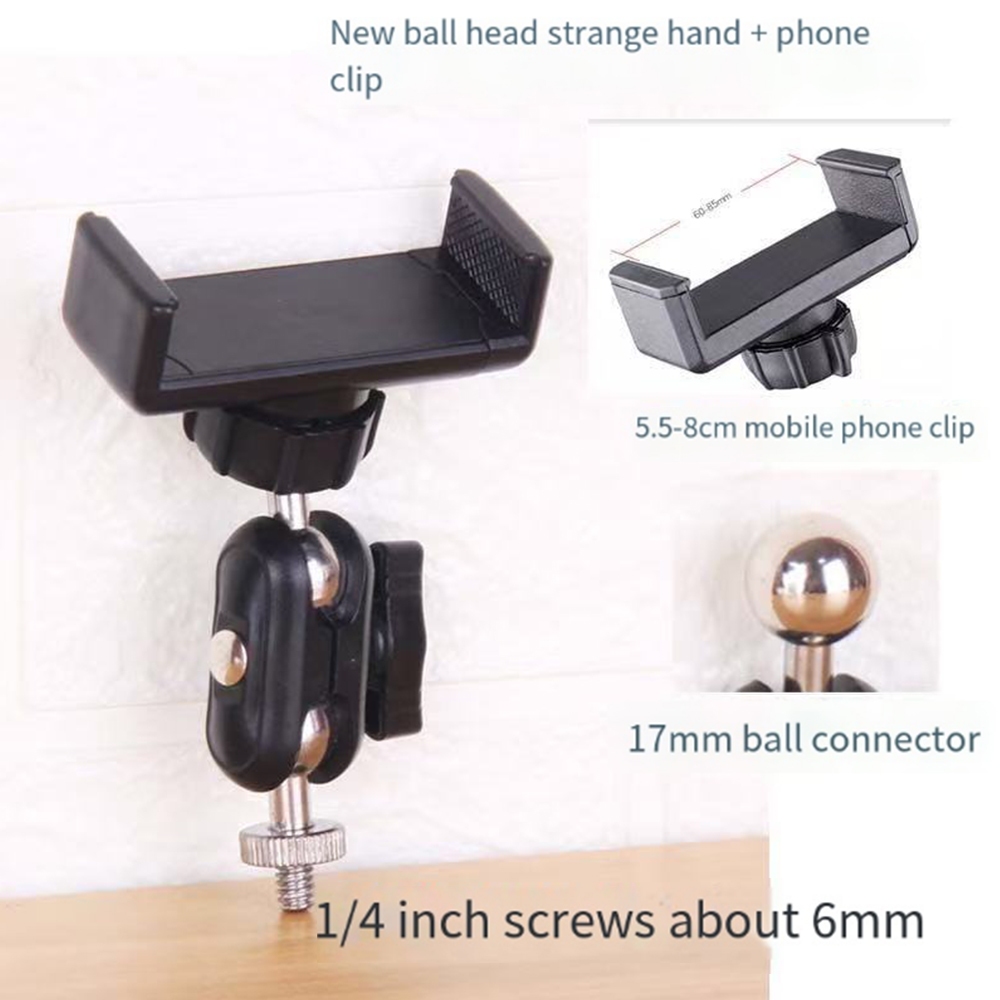 ที่วางโทรศัพท์มือถือแขนหลายมุมปรับสากลมอนสเตอร์มายากลมือรองเท้าร้อนคลิปโทรศัพท์มือถือ - รูปที่ 3