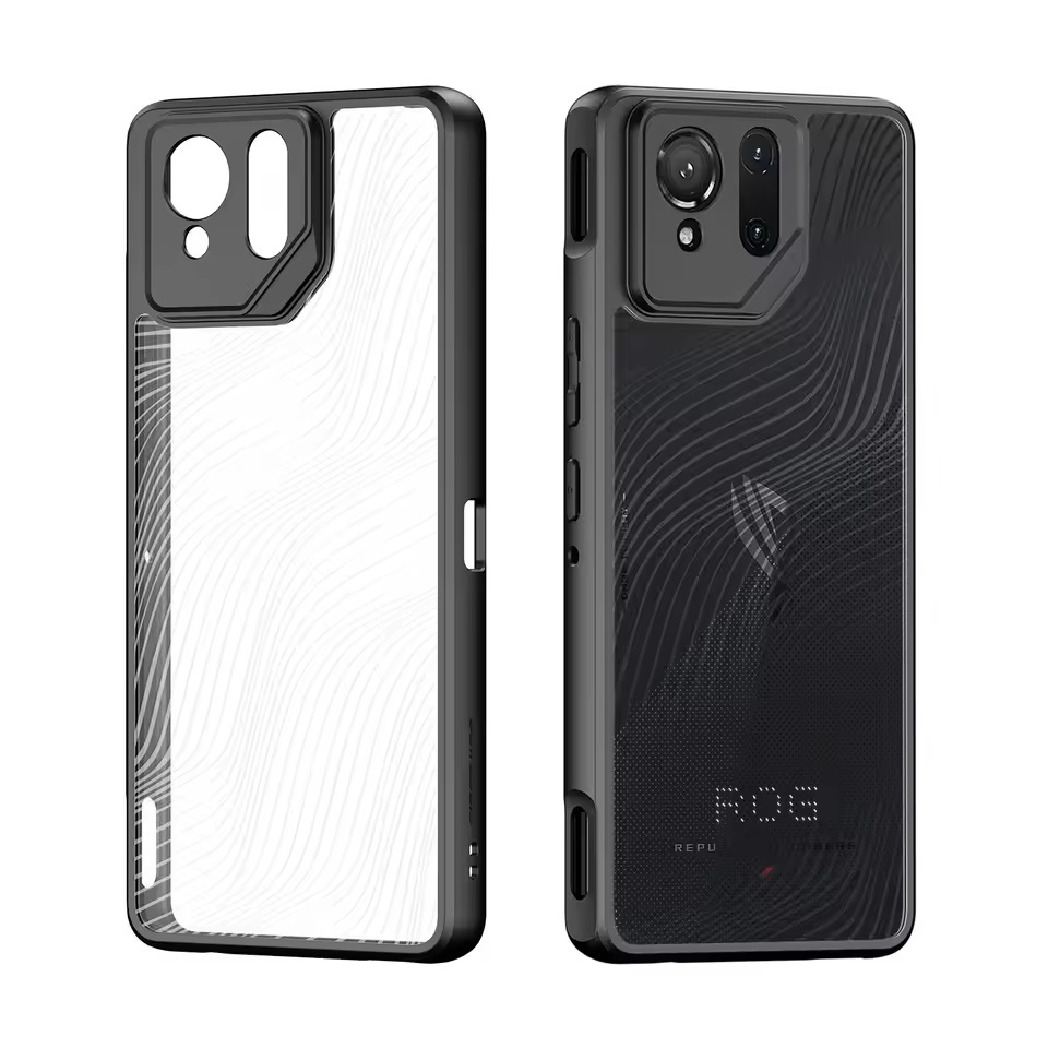 เคสโทรศัพท์สําหรับ ASUS ROG โทรศัพท์ 9 8 7 6 6D Pro Ultimate กรณีกันกระแทก PC + TPU ไหลสาย Matte ป้องกันลายนิ้วมือ