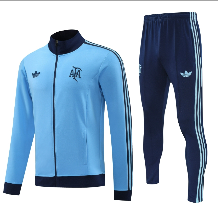 2024-25 Black/Blue AFA Jacket ชุดฝึกซ้อมผู้ชาย S-XXL