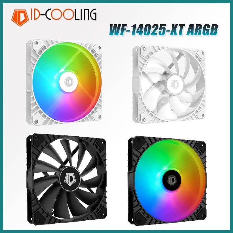Id-cooling WF-14025-XT ARGB พัดลมระบายความร้อนแชสซี 5V3PINPWM14CM พัดลมระบายความร้อน