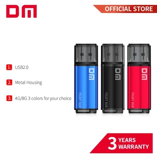 Dm PD207 โลหะ 4GB 8GB USB แฟลชไดรฟ์ปากกา