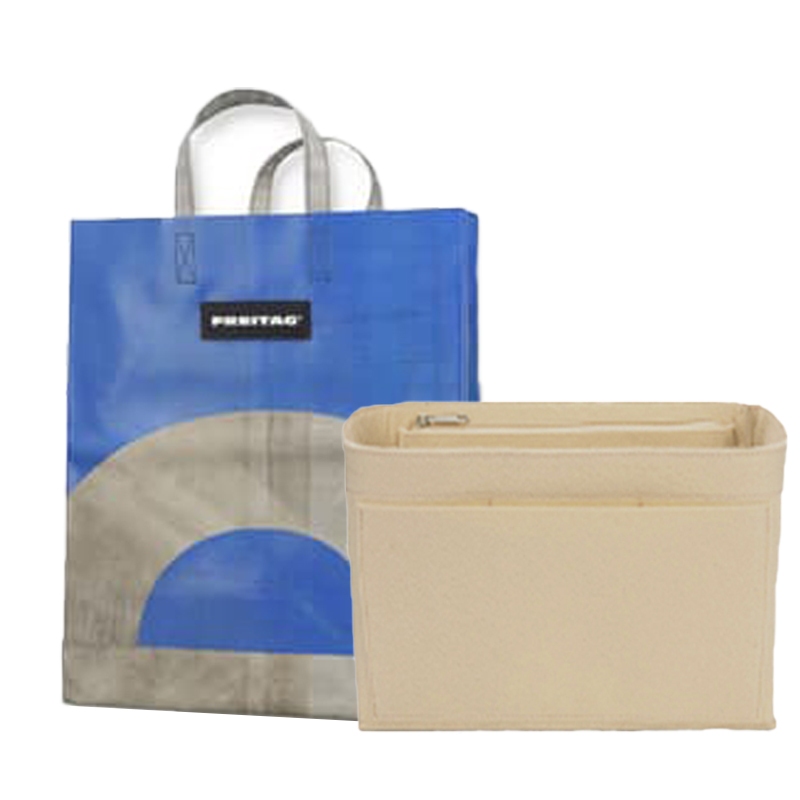 Organizer สําหรับ FREITAG F52 MIAMI VICE SHOPPING bag ใส่กระเป๋าเครื่องสําอางกระเป๋าแบบพกพากระเป๋าถือ Liner Felt ใส่กระเป๋าทุกวันจัดแต่งทรงผมกระเป๋าปกป้องภายในกระเป๋า