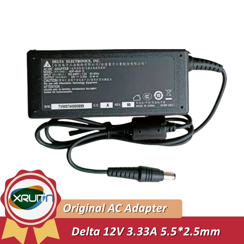 ของแท้ Delta ADP-40JH D อะแดปเตอร์ AC/DC 12V 3.33A สําหรับ Dell S2419H S2719H Monitor แหล่งจ่ายไฟ 5.