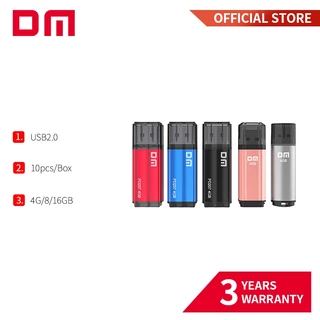 Dm PD208 USB2.0 10 ชิ้น/กล่อง 4G 8G 16G พร้อมใช้งาน