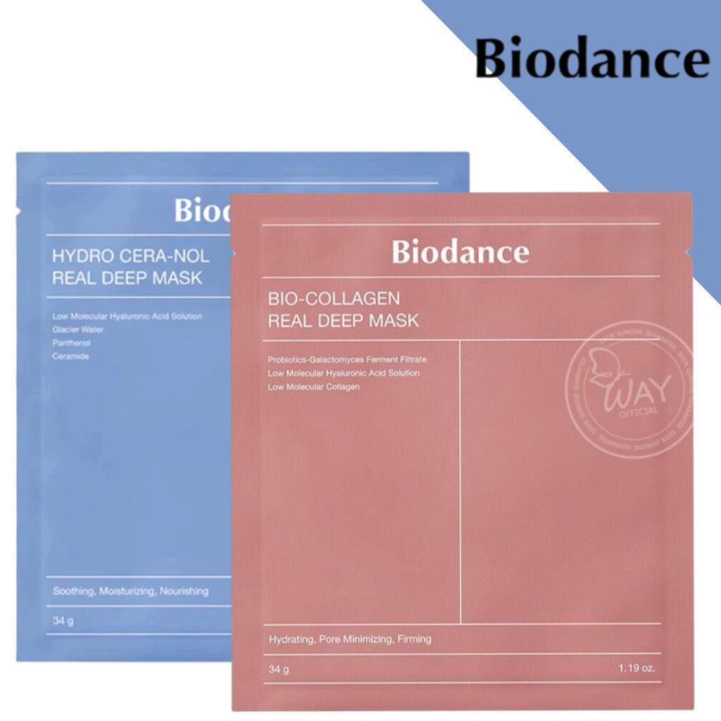 Biodance Real Deep Mask 4ea (Bio Collagen/Deep Moisturizing)