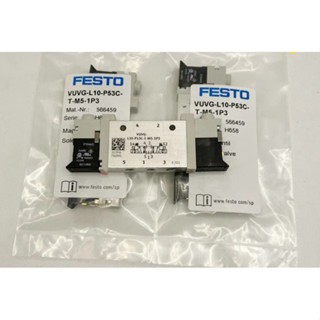 Festo โซลินอยด์วาล์ว VUVG-L10-M52-RT-MT-T32C-AT-M5-M7-1P3-1H2L-W1-S-1R8L Feisto