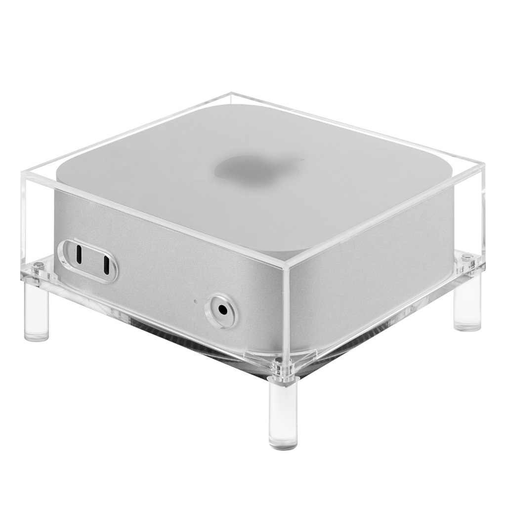 Geekria ฝาครอบกันฝุ่นอะคริลิคใสเข้ากันได้กับปี 2024 Mac Mini คอมพิวเตอร์เดสก์ท็อป, 2024 Mac Mini M4 / 2024 Mac Mini M4 Pro Cover