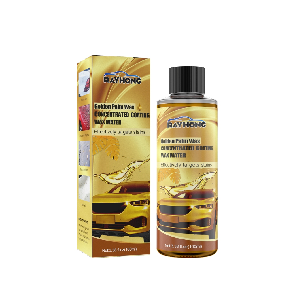 Rayhong Car Golden Palm Wax Concentrated Coating Wax Water Foam Cleaner Special Decontamination Coat