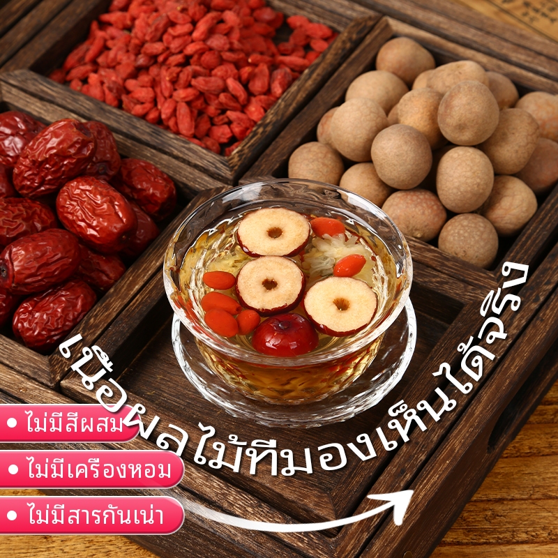 ลําไยวูลเบอร์รี่พุทราชาความงามชาไม่มีน้ํามันบรรจุภัณฑ์ที่เป็นอิสระลําไยชาพุทราชาวูล์ฟเบอร์รี่ชาสุขภาพชา12กรัม*10ถุง - รูปที่ 3