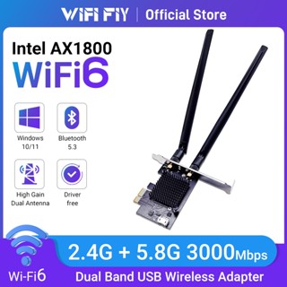 Wifi6e Intel AX1800 บลูทูธ 5.4 Dual Band 2.4G/5.8GHz WiFi Ca…