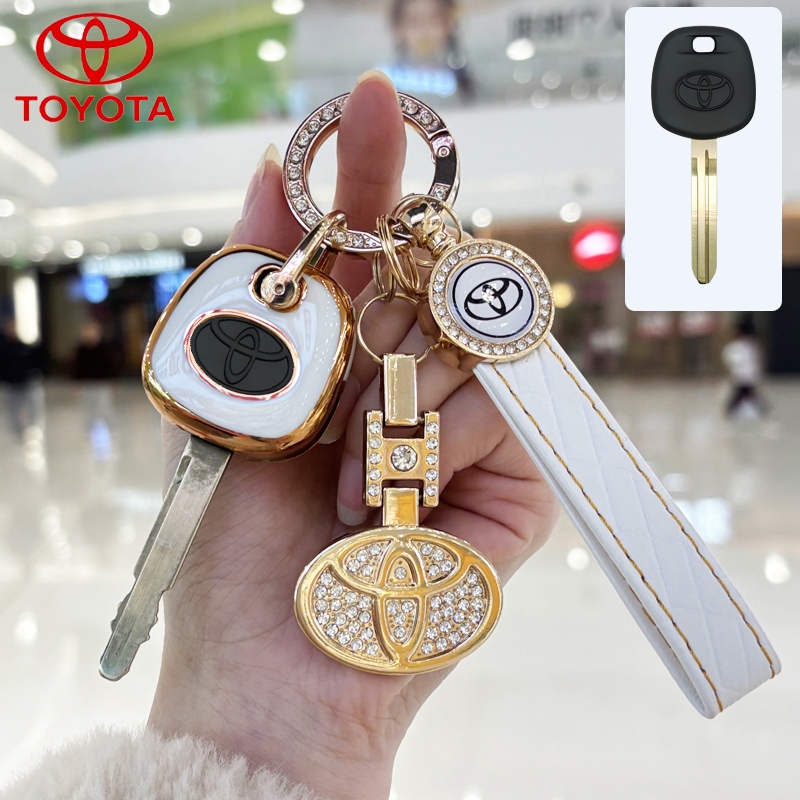 ฝาครอบกุญแจรถโตโยต้า เหมาะสําหรับ Toyota Vios/Camry/Hilux/Wish TPU รถพวงกุญแจหมี