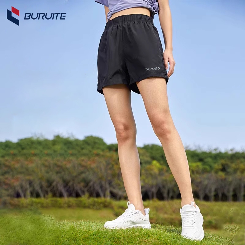【BURUITE】2IN1กางเกงวิ่ง มีซับใน กางเกงขาสั้น ผ้าร่มแห้งไว กางเกงออกกำลังกาย แบบผู้ชายและผู้หญิง