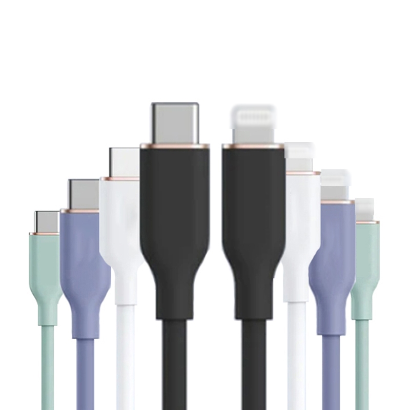 Anker Powerline IlyI Flow USB-C to L ได้รับการรับรอง MFi, การชาร์จที่รวดเร็วของซิลิโคน