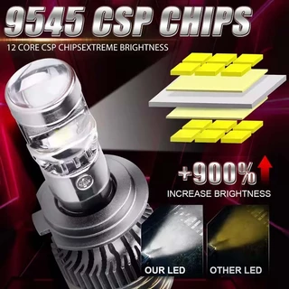 1100w 1080000Lm H7 H4 Canbus ไฟหน้ารถ Mini เลนส์ H11 H8 9005 9006 HB3 HB4 LED โปรเจคเตอร์หลอดไฟ 6000K Auto รถจักรยานยนต์ Mini เลนส์