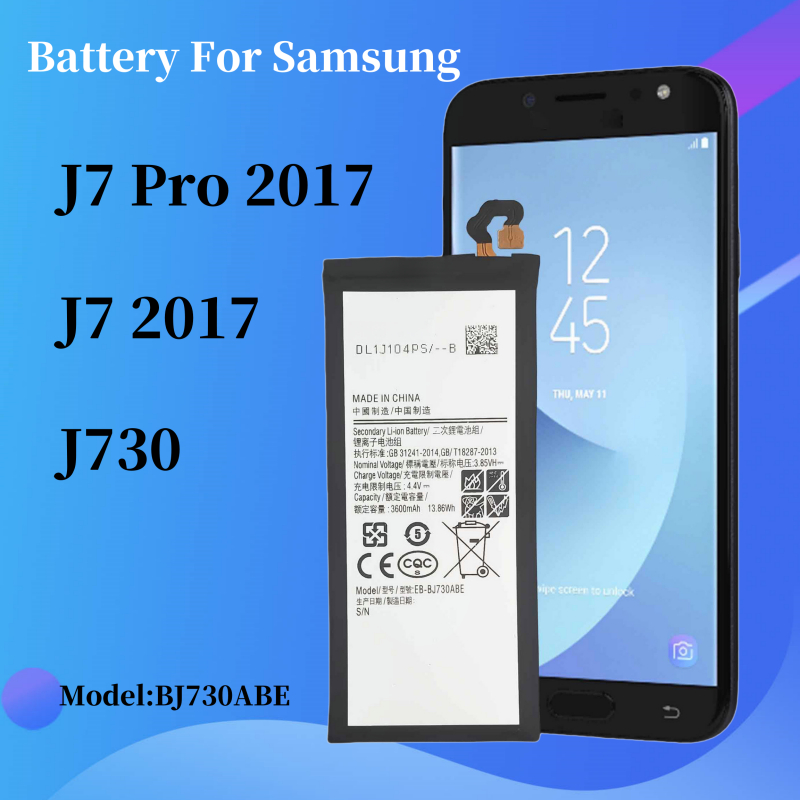 แบตเตอรี่สําหรับ for SAMSUNG GALAXY J7 Pro J7 2017 J730 แบต J7pro EB-BJ730ABE