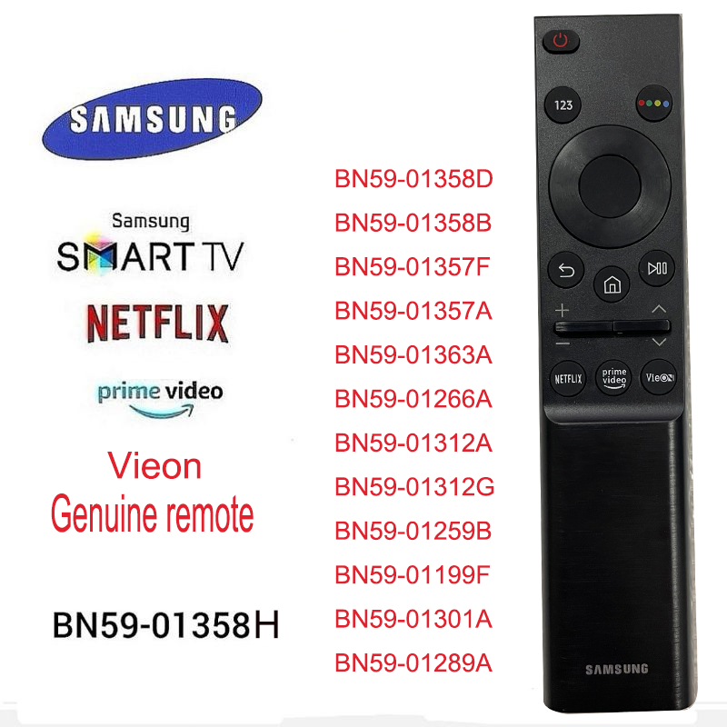 ของแท้รีโมทคอนโทรลสากล Samsung สมาร์ททีวีรีโมทคอนโทรล 8K 4K UHD 2021 BN59-01358H BN59-138D BN59-0113