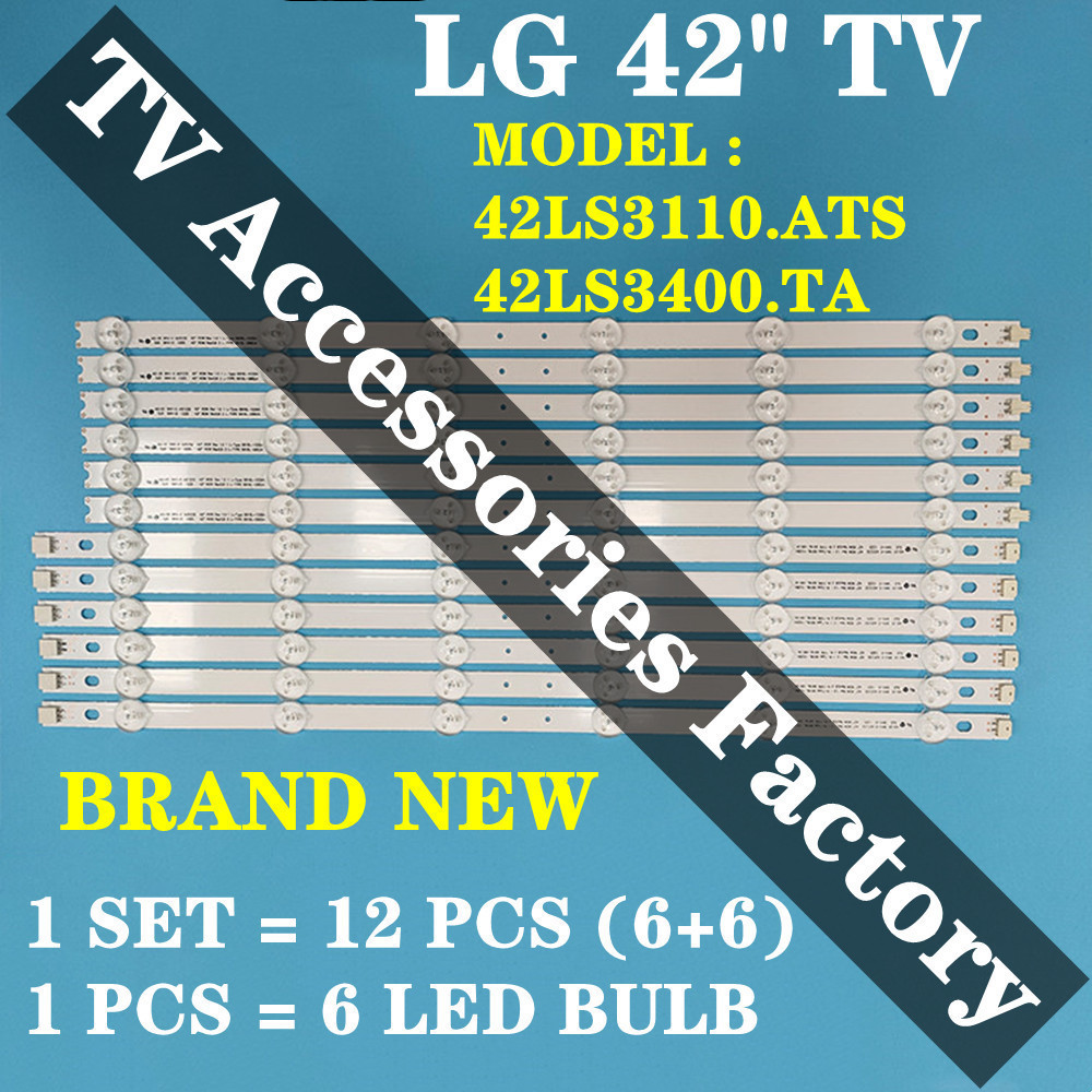 ใหม่ 12 ชิ้น 42LS3110.ATS 42LS3400.TA LG 42" TV LED BACKLIGHT (LAMP TV) LG 42 INCH LED TV BACKLIGHT 