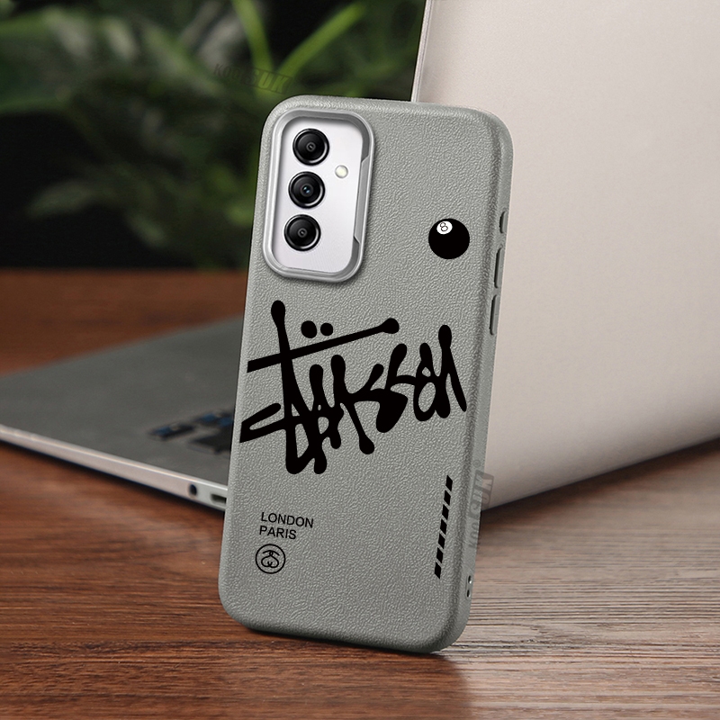 นุ่มสําหรับ Samsung Galaxy A15 A55 A35 A05S A25 A05 รูปแบบสร้างสรรค์ Matte Texture เคสโทรศัพท์ฝาครอบป้องกัน