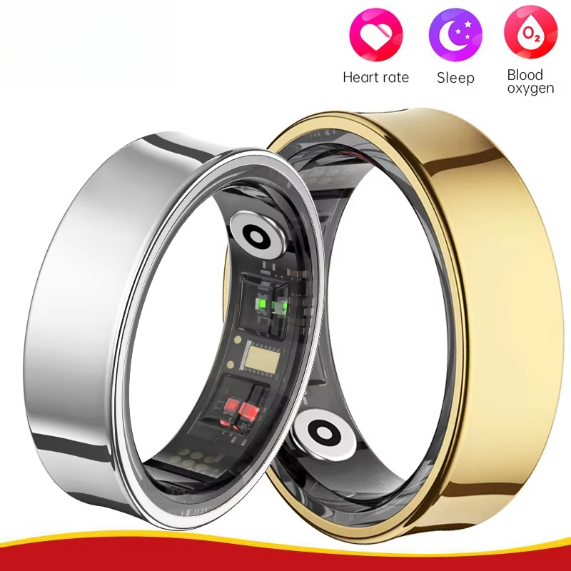 2024 COLMI R09 แหวนสมาร์ทสําหรับผู้ชายผู้หญิง, Heart Rate การตรวจสอบออกซิเจนในเลือด, 5ATM และ IP68 ก
