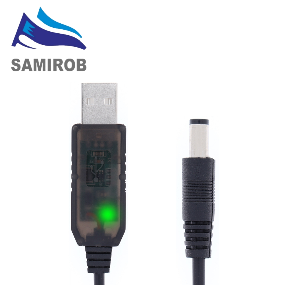 อะแดปเตอร์แปลงสายเคเบิล USB DC 5V เป็น DC 5V 9V 12V ปลั๊ก 2.1*5.5 มม.
