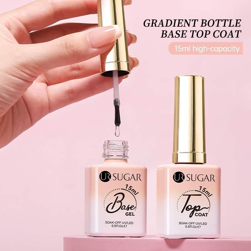 Ur SUGAR Base Top Coat เล็บเจล Polish Matte Top Coat Nail Art Soak Off เคลือบเงาเล็บ