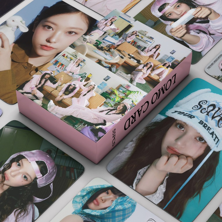 new jeans อัลบั้มการ์ดโลโม่ ลายกระต่าย Kpop จํานวน 55 ชิ้น