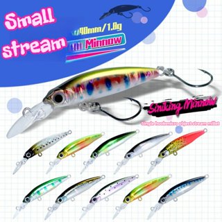 【TRAINFIS】MINI 1.8g/4 ซม.Sking Minnow Fishing Lure 8 # ตะขอเ…
