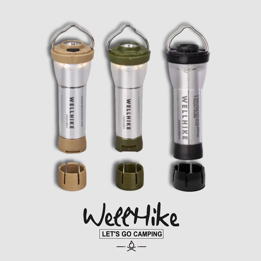 🚚สต็อกพร้อมในกรุงเทพ🚚 Wellhike Goalzero Camping Light ไฟปิ้ง LED ชาร์จ USB พร้อมฐานแม่เหล็ก – ไฟฉายกันน้ำ IPX4 ความสว่าง 250 ลูเมน โหมดปรับแสง 3 ระดับ แบตเตอรี่นาน 120 ชั่วโมง สำหรับตั้งแคมป์และเดินป่า ตะเกียงแคมป์ปิ้ง แคมป์ไฟ