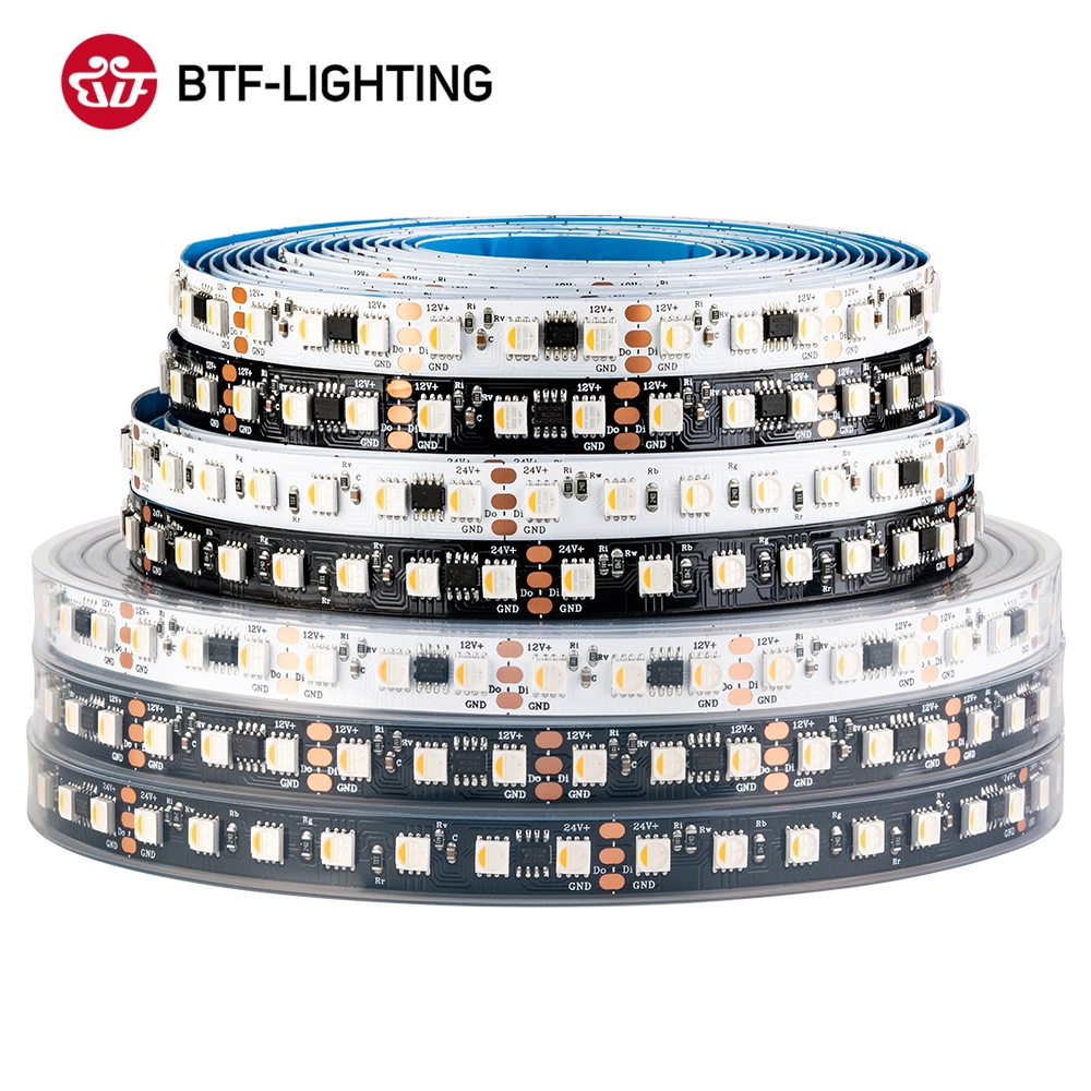 BTF-LIGHTING WS2814 RGBW IC 4 ใน 1 84LEDs/m แถบไฟ LED 5050SMD แถบ LED แอดเดรสได้ 12V 24V