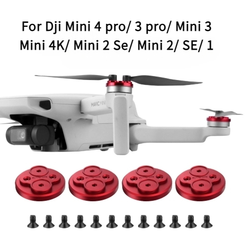 4 ชิ้น ใบพัดอลูมิเนียมมอเตอร์ สําหรับ DJI Mini 4 Pro/3 Pro/3/2 SE/2 อุปกรณ์เสริม