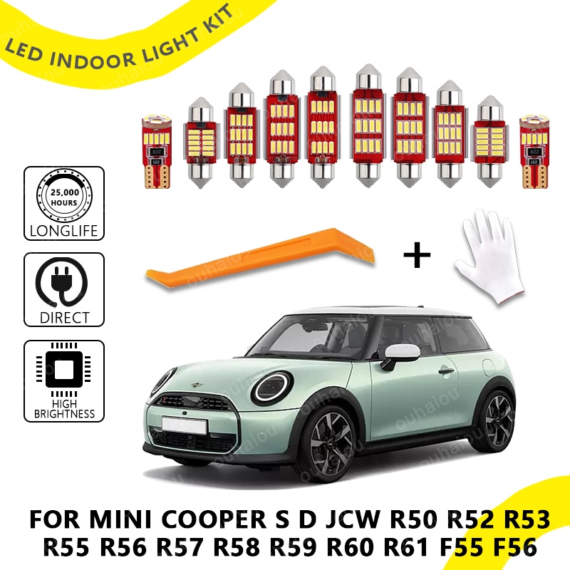 สติ๊กเกอร์ตกแต่งภายในรถยนต์สําหรับ Mini Cooper Countryman Clubman R55 R56 R57 R58 R59 R60 R61